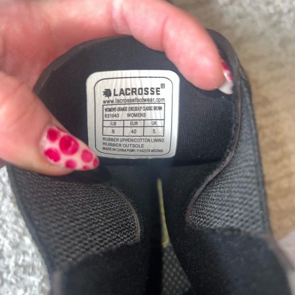 LaCrosse Women Chelsea Grange 5” Classic Brown Brown Rain Boots size 8 BRAND NEW - Picture 4 of 4